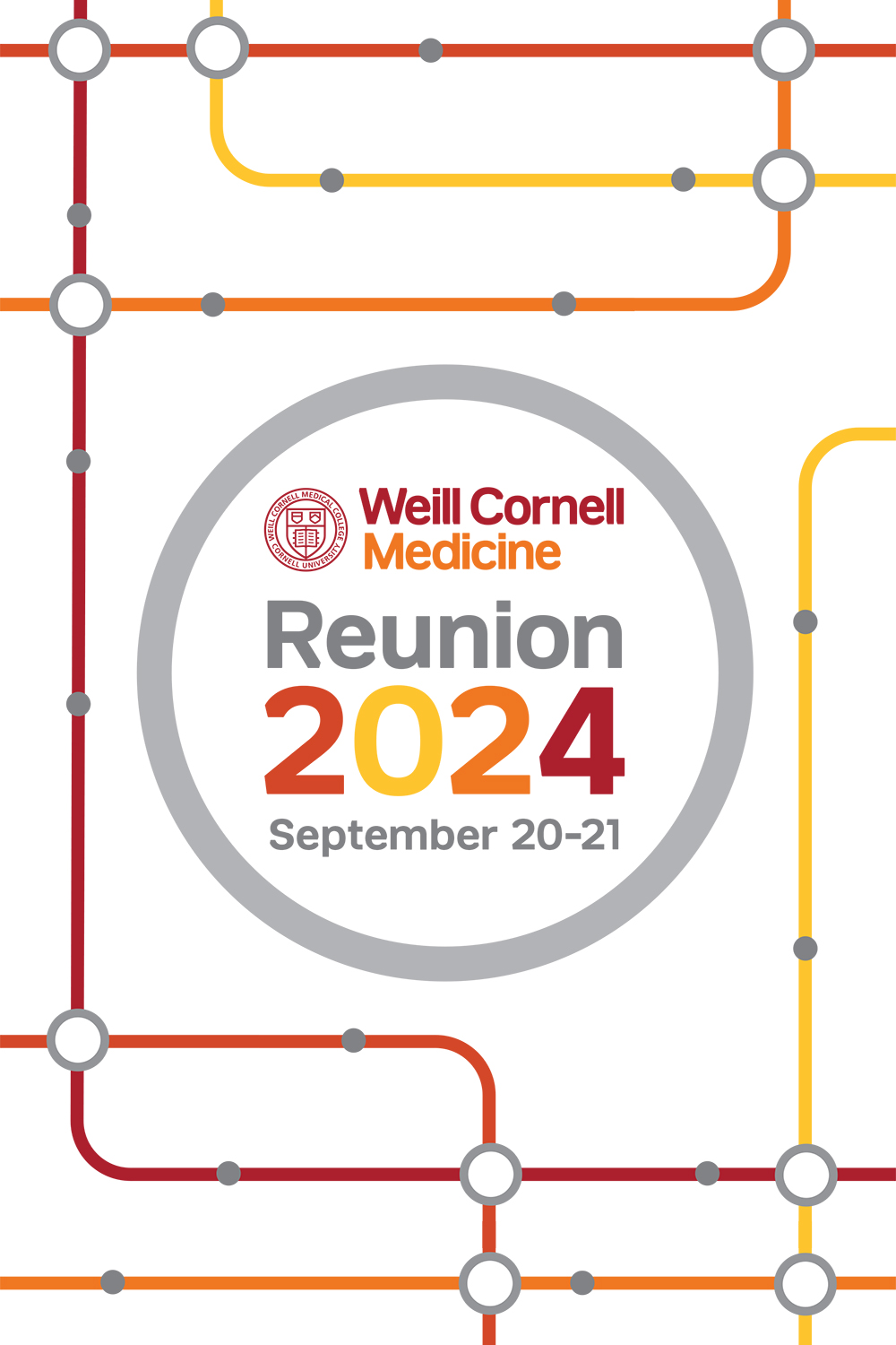 CLIENT: Weill Cornell Medicine DATE: September 2024 PROJECT: Event branding for Medical College Reunion